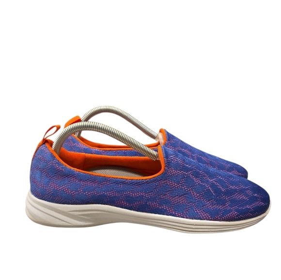 VIONIC AGILE HYDRA MESH COMFORT SLIP-ON SNEAKERS. SIZE 9.5. PURPLE/ORANGE. - Picture 3 of 12